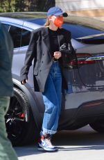 HAILEY BIEBERT Out and About in Santa Monica 02/25/2021