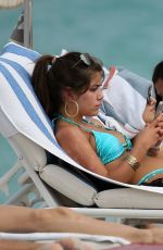 HANNAH ANN SLUSS Relaxes on the Beach in Miami 02/17/2021
