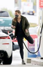 HANNAH BROWN at a Gas Station in Los Angeles 01/31/2021