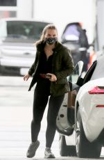 HANNAH BROWN at a Gas Station in Los Angeles 01/31/2021