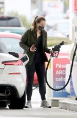 HANNAH BROWN at a Gas Station in Los Angeles 01/31/2021