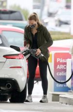 HANNAH BROWN at a Gas Station in Los Angeles 01/31/2021
