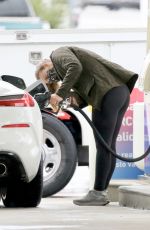 HANNAH BROWN at a Gas Station in Los Angeles 01/31/2021