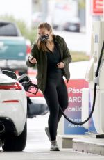 HANNAH BROWN at a Gas Station in Los Angeles 01/31/2021