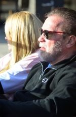 HEATHER MILLIGAN and Arnold Schwarzenegger Out Cruising in Santa Monica 02/13/2021