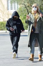 HEIDI and LENI KLUM at Starbucks in New York 02/12/2021