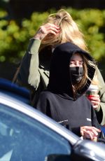 HEIDI and LENI KLUM at Starbucks in New York 02/12/2021