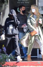 HEIDI and LENI KLUM at Starbucks in New York 02/12/2021