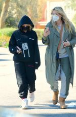 HEIDI and LENI KLUM at Starbucks in New York 02/12/2021