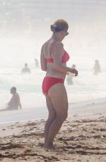 HEIDI CRUZ in a Red Bikini at a Beach in Cancun 02/19/2021