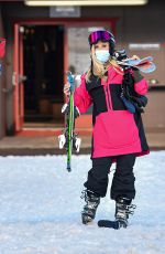 HEIDI MONTAG Out Skiing in Lake Tahoe 02/11/2021