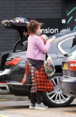 HELENA BONHAM CARTER Arrives at a Studio in London 02/04/2021