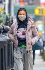 HELENA CHRISTENSEN Heading to a Gym in New York 02/26/2021