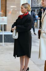 HILARY DUFF and SUTTON FOSTER on the Set of Younger in New York 02/08/2021