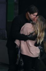 HILARY DUFF Kissing on the Set of Younger in New York 02/12/2021