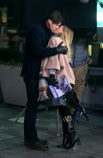 HILARY DUFF Kissing on the Set of Younger in New York 02/12/2021