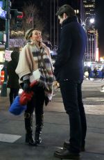 HILARY DUFF on the Set of Younger in New York 02/11/2021