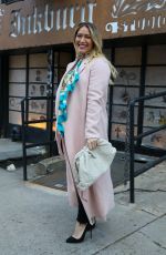 HILARY DUFF on the Set of Younger in New York 02/12/2021