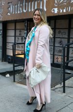 HILARY DUFF on the Set of Younger in New York 02/12/2021