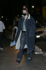 HUNTER SCHAFER Arrives at Mercer Hotel in New York 02/10/2021