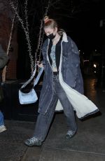 HUNTER SCHAFER Arrives at Mercer Hotel in New York 02/10/2021