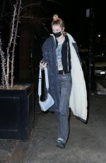 HUNTER SCHAFER Arrives at Mercer Hotel in New York 02/10/2021