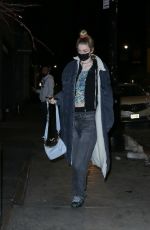 HUNTER SCHAFER Arrives at Mercer Hotel in New York 02/10/2021