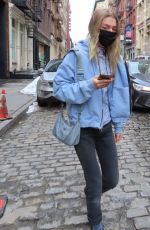 HUNTER SCHAFER Out and About in New York 02/11/2021