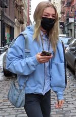 HUNTER SCHAFER Out and About in New York 02/11/2021