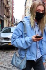 HUNTER SCHAFER Out and About in New York 02/11/2021