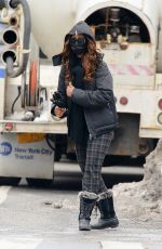 IMAN Out and About in New York 02/23/2021