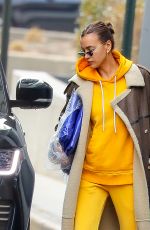 IRINA SHAYK Getting a Ride with Vito Schnabel in New York 02/26/2021