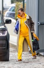 IRINA SHAYK Getting a Ride with Vito Schnabel in New York 02/26/2021