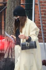 IRINA SHAYK Leaves Her Apartment in New York 02/19/2021
