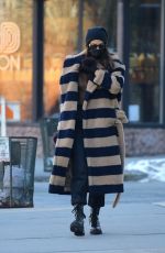 IRINA SHAYK Out and About in New York 02/08/2021