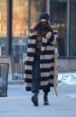 IRINA SHAYK Out and About in New York 02/08/2021