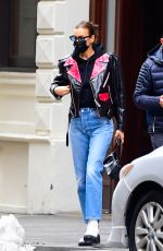 IRINA SHAYK Out in New York 02/16/2021