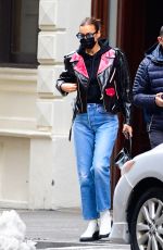 IRINA SHAYK Out in New York 02/16/2021