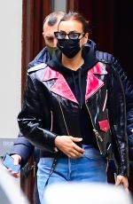 IRINA SHAYK Out in New York 02/16/2021
