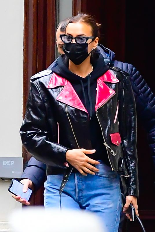 IRINA SHAYK Out in New York 02/16/2021
