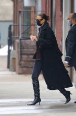 IRINA SHAYK Out in New York 02/23/2021