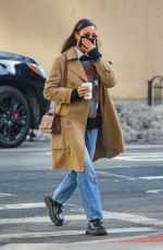 IRINA SHAYK Out in New York 02/24/2021
