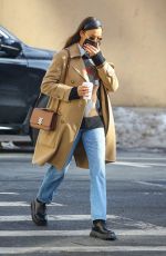 IRINA SHAYK Out in New York 02/24/2021