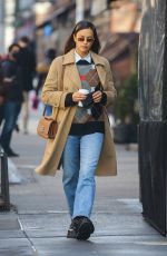 IRINA SHAYK Out in New York 02/24/2021