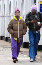 IRIS LAW and Jyrrel Roberts Out in London 02/12/2021
