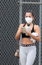 ISABELA MERCED in Tights Leaves a Gym in Los Angeles 02/09/2021