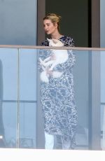 IVANKA TRUMP on the Balcony of Her Apartment in Miami 02/12/2021