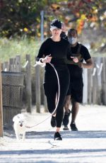 IVANKA TRUMP Out Joggiing with Her Dog in Miami 02/03/2021