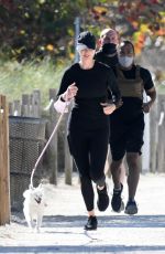 IVANKA TRUMP Out Joggiing with Her Dog in Miami 02/03/2021