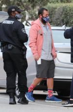 JACKIE and Adam SANDLER Arrives at Their Home in Malibu 02/03/2021